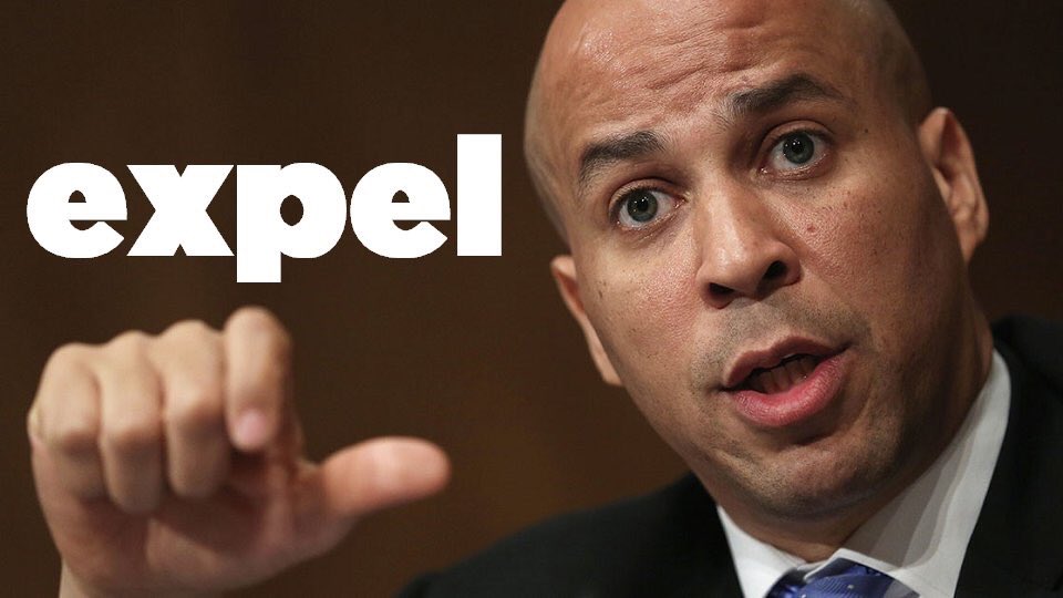 JonJBurrows's tweet photo. @KimStrassel “Spartacus” has disgraced himself, his party and the Senate. Expel him. #SpartacusBooker #ExpelSpartacus #ExpelBooker #IAmSpartacus #BookerBS #Spartacus #CoryBooker #KavanaughConfirmation #KavanaughConfirmationHearing #KavanaughHearings #ExpelCoryBooker #BookerStunt https://t.co/VR8xcbJeDT