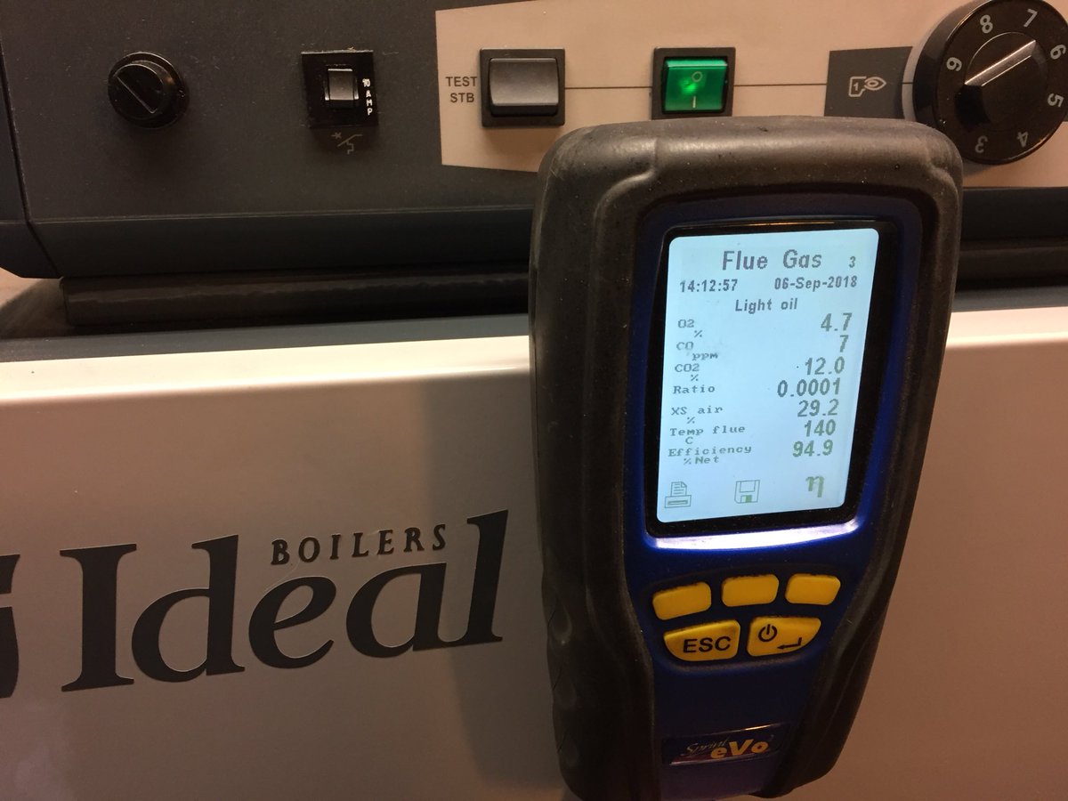 Serviced and ready for the winter season at the <a href="/The_IMI/">IMI</a> . Perfect results on the analyser too. @idealboilers <a href="/RielloBurners/">Riello Burners</a>
