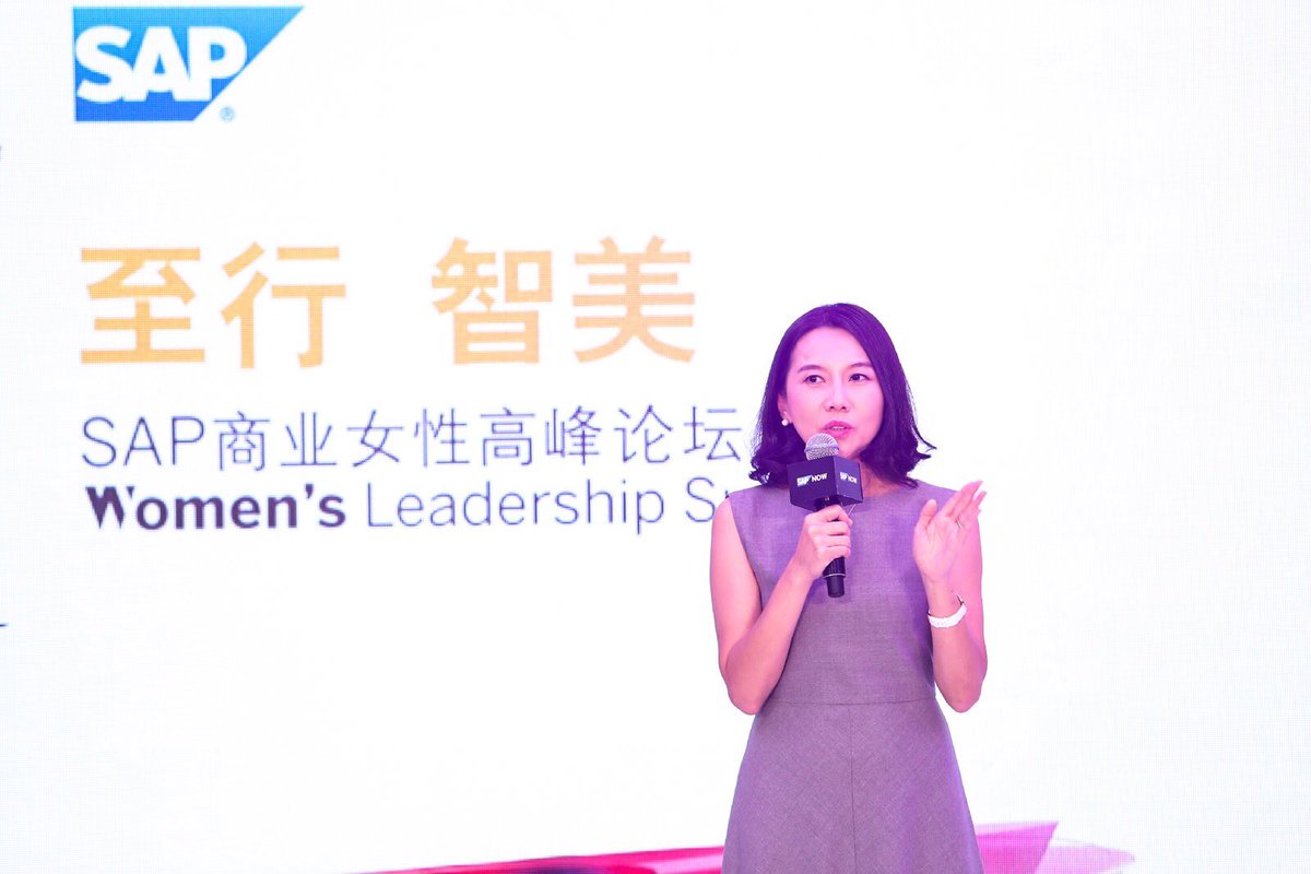 mchenhk's tweet photo. “The BEST RUN with SHE Force” is the theme of this year SAP China Women Leadership Summit. Great line up of speakers with insightful and inspiring sharing!  SAP being a purpose driven company will continue to be a driving force behind #GenderEquity and #womeninleadership https://t.co/2QkTdMpH5Y
