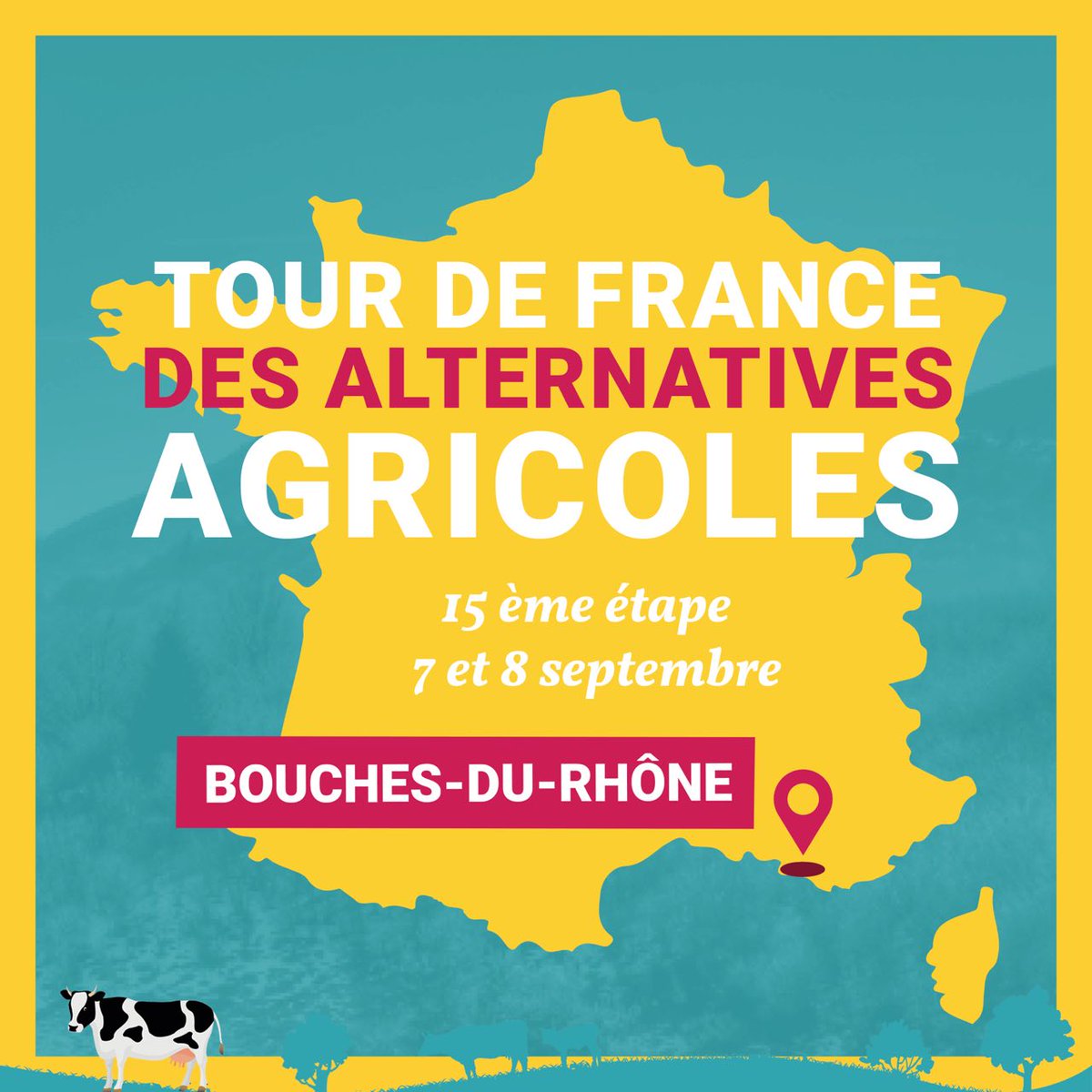 LesJeunesG's tweet image. Aujourd'hui et demain le Tour de France des Alternatives Agricoles fait étape dans les #BouchesduRhône ! Suivez les deux jours sur Twitter et Instagram #TFAA