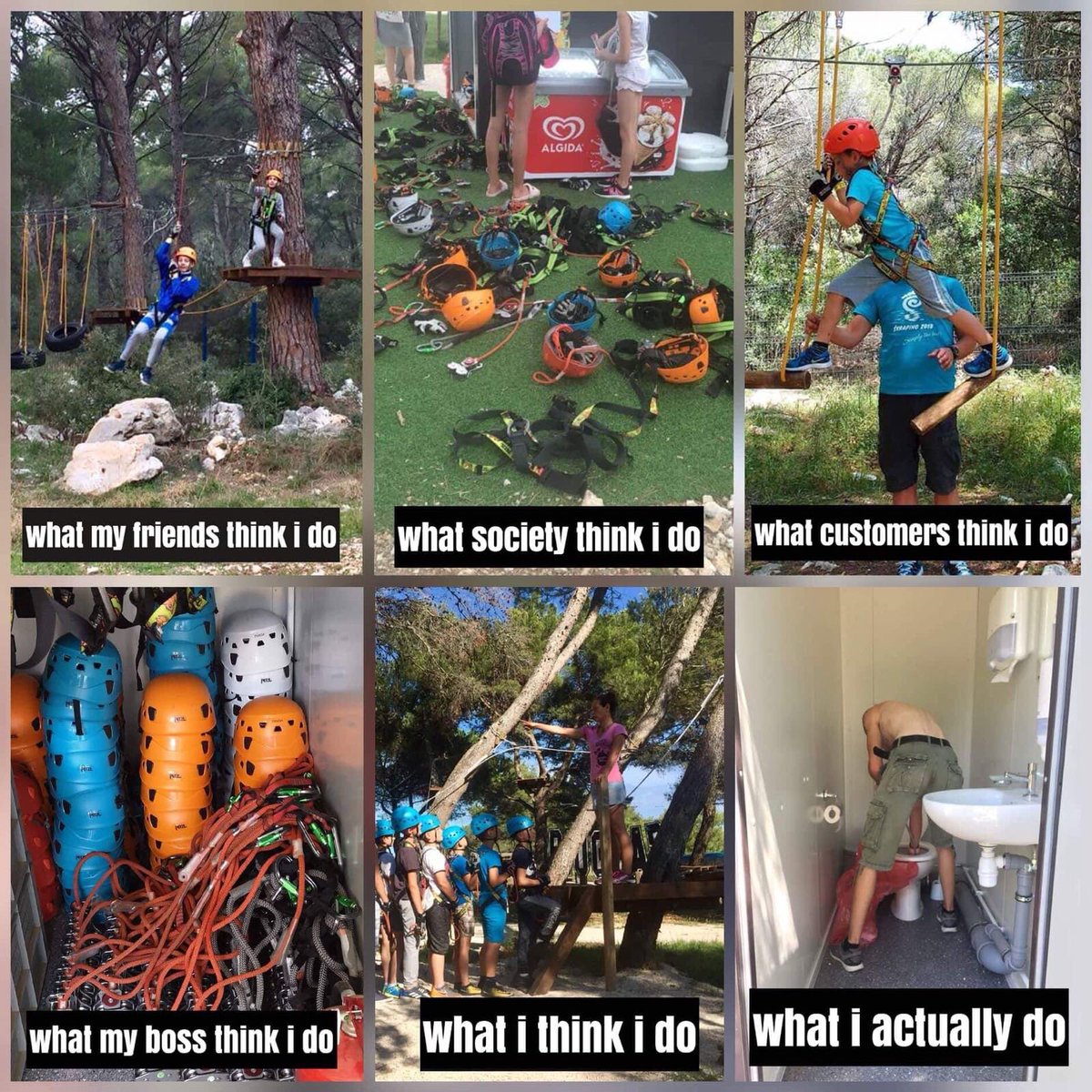 exssta's tweet photo. Problems of workers in adventure park 🤪💩🌲

 #ropecourse #adventure #adventurepark #zadar #biogradnamoru #teambuilding #zipline #adventureparkbiograd #petzl https://t.co/2IOWJxwQN7