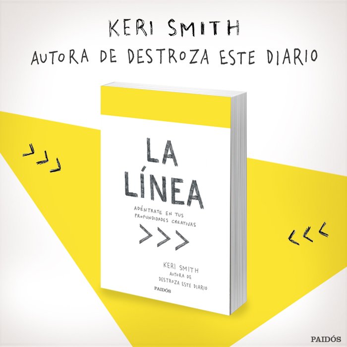 Embárcate en un viaje a lo desconocido con #LaLínea, la nueva propuesta alucinante de Keri Smith, autora de #DestrozaEsteDiario. ¡Solo necesitarás un lápiz y toda tu imaginación! ¿Estás preparado?