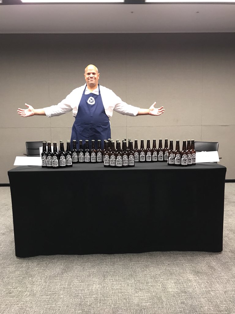 ignitionbeer's tweet photo. Ignition @UBS today as part of their social enterprise market-place. Back in Sydenham in time to open our tap room at 5pm! https://t.co/V37fo524lR