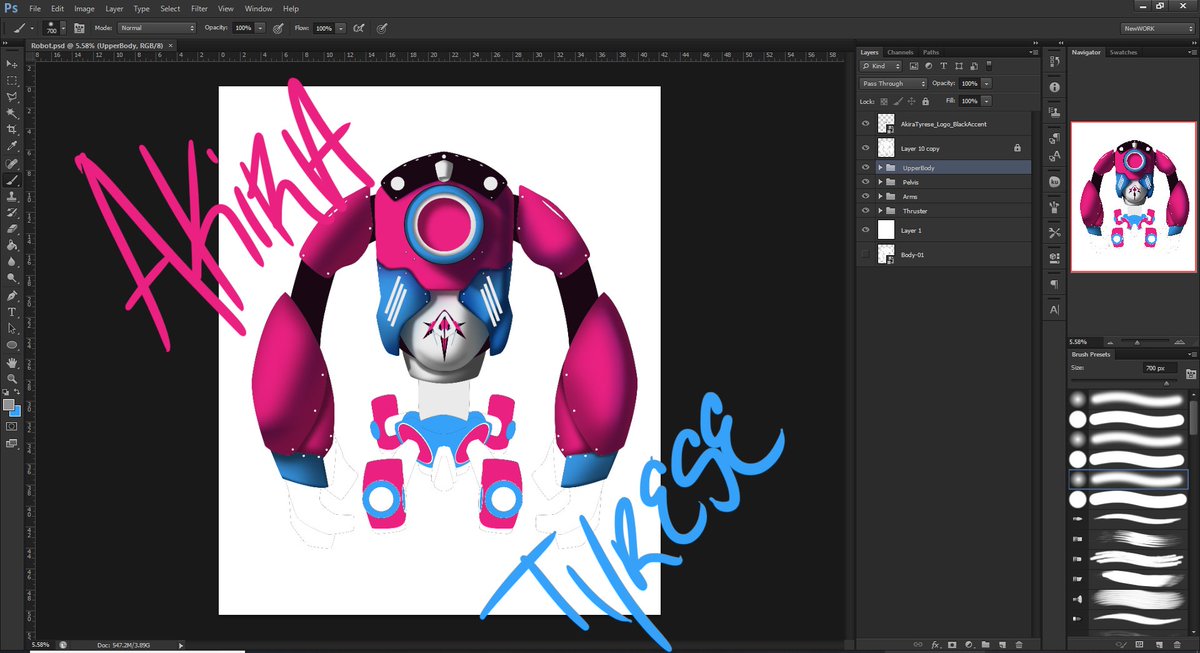 Akira_Tyrese's tweet photo. I'm excited to start my streaming journey. Time to build the visual assets :D #mixer #twitch #gfx #graphicdesigner #gamer #gaymer #robot #outerspace #robots #cyberpunk #neebie #noob https://t.co/Yp2BXJnAQk