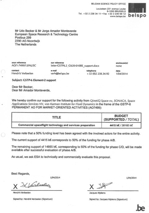 6/13 Mai 2014. Augmentation garantie d'Axa à 10MCHF.Audit d'S3 par <a href="/Dassault_OnAir/">Dassault Aviation</a> .Signature du contrat avec l'agence spatiale belge pour 18M€.Total 81.5MCHF <a href="/CAnsermoz/">Claude Ansermoz</a> <a href="/24heuresch/">24 heures</a> <a href="/RTSinfo/">RTS Info (compte archivé)</a> <a href="/JABLAWCH/">Jacques Barillon</a> #bestbelgiancompany #belspo #thales #vki #qinetiq #tempspresent #pasduvent