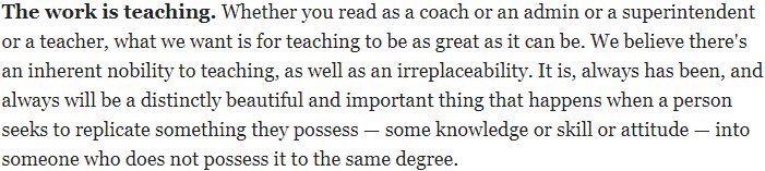 RCHPatriots's tweet photo. Teaching is for the bold. We teach for the outcome! #RCHhigher https://t.co/5f6GTLUw8H