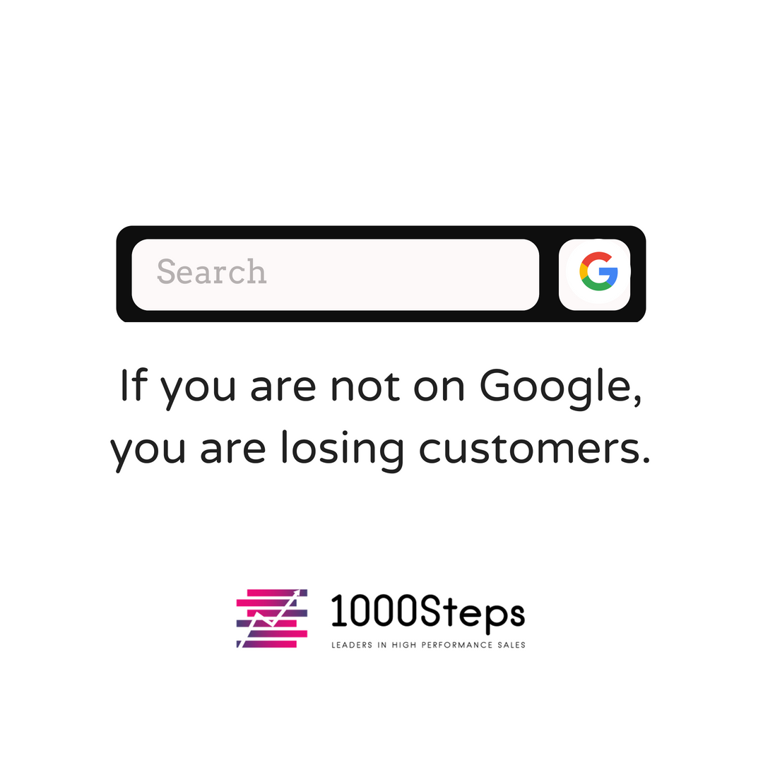 Fraser1000steps's tweet photo. Setting up your Google My Business listing is one of the simplest and most effective ways of setting your business up to be found online! #onlinesales #onlinemarketing https://t.co/gBpviQakKJ