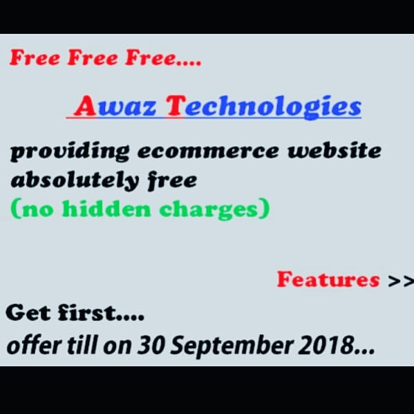 HirShah004's tweet photo. Hurry up........🏃🏃
Awaz Technologies providing Ecommerce Website absolutely free😵😱
#get #FIRST
This offer available only on till 30 September 2018
#awaztechnologies #free #free
#free #ecommerce #Website #hurry #up #Limited #offer #Like #follow #share #Facebook #Twitter https://t.co/T80joPhinW