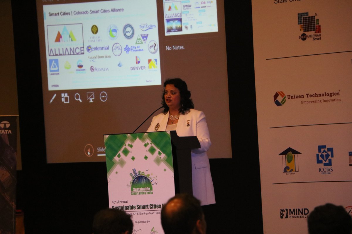 #Speaker Purnima Voria, CEO <a href="/NUICC/">NUICC</a> presenting her speech on India's Smart Cities Leadership &amp; The strategic Value/Possibilities in International Collaboration &amp; Partnership
#SSCI <a href="/NispanaOfficial/">Nispana Innovative Platforms</a> #SmartCities #Smartpolicies #SmartLeadership #strategicpartnerships #smartcities