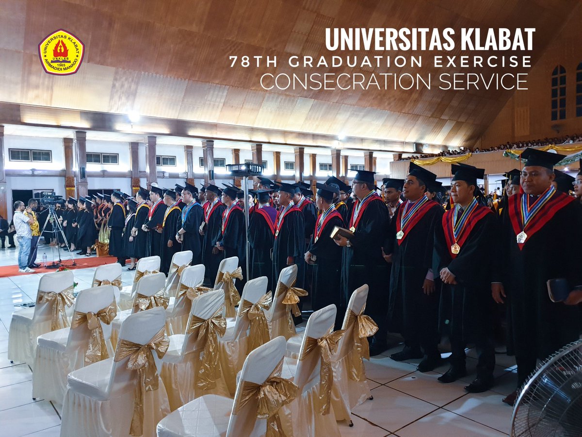 unklabofficial's tweet photo. Welcome To Universitas Klabat 78th Graduation Exercise #ConsecrationService #BlessedSabbath https://t.co/3RYgHPjYi8
