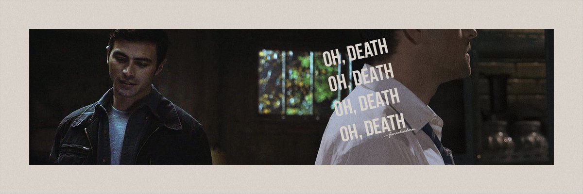 iamcastiiel's tweet photo. ── Oh, Death ❪ @FierceLeaderM ❫ ❧

      ❝ Oh, Death
         Oh, Death
         Oh, Death
         Oh, Death ❞

Edited by yours truly. https://t.co/GVAFKu7mwH