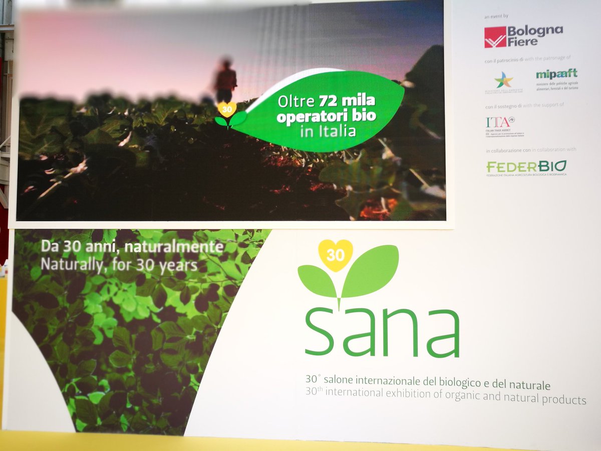 digital4academy's tweet photo. #SANA18 : gli operatori #bio in Italia sono più di 72 mila. La #SANAexperience non è solo uno stile di vita: è un mercato che cresce insieme alla consapevolezza dei consumatori!
#SANAwelbeing #SANAlifestyle #SANAfood https://t.co/KvznD2rfuH