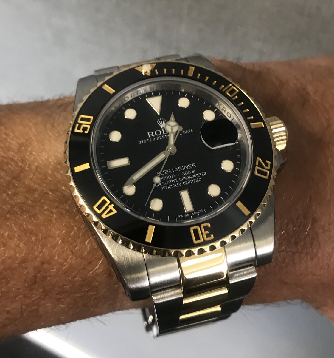 This lovely Sub Date is just back from a full Rolex service plus new glass and ready for its new owner!!