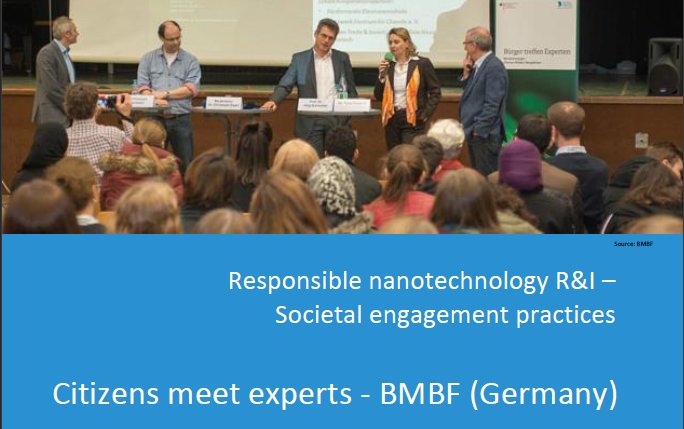 Nano2AllProject's tweet image. 📣How can we bring together citizens and experts to discuss R&amp;amp;I in #Nanotechnology?

#NANO2ALL has just published a case study that provides insights into the #Societal #Engagement Practices by the German Ministry of Education &amp;amp; Research @BMBF_Bund

🖱️: nano2all.eu/sites/default/…
