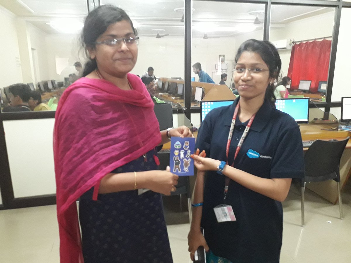 Bharathi4906's tweet photo. Best performers must be awarded with a swag 😀  #BAM 
@satyagoluguri @MVGRCEA @amandabauman @salesforce @trailhead @ericakuhl @kavindrapatel @shashforce @TheChrisDuarte @danieljpeter @SfdcKiran @mittuvikas https://t.co/4z3mdZYpvD