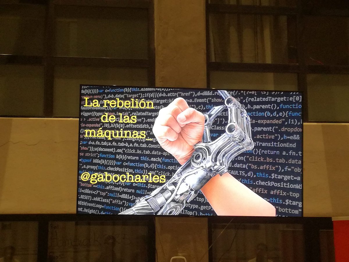 luzverde54's tweet photo. @gabocharles Hola!!!, un favor , me podrías pasar la prestación de "La rebelión de las maquinas" #MuchasGracias #MeDejasteConOtraPerspectiva https://t.co/C1aFeOOJ2F