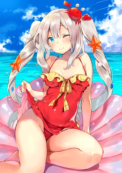 ヴィヴ・ラ・フランス水着マリーちゃん#FGO 