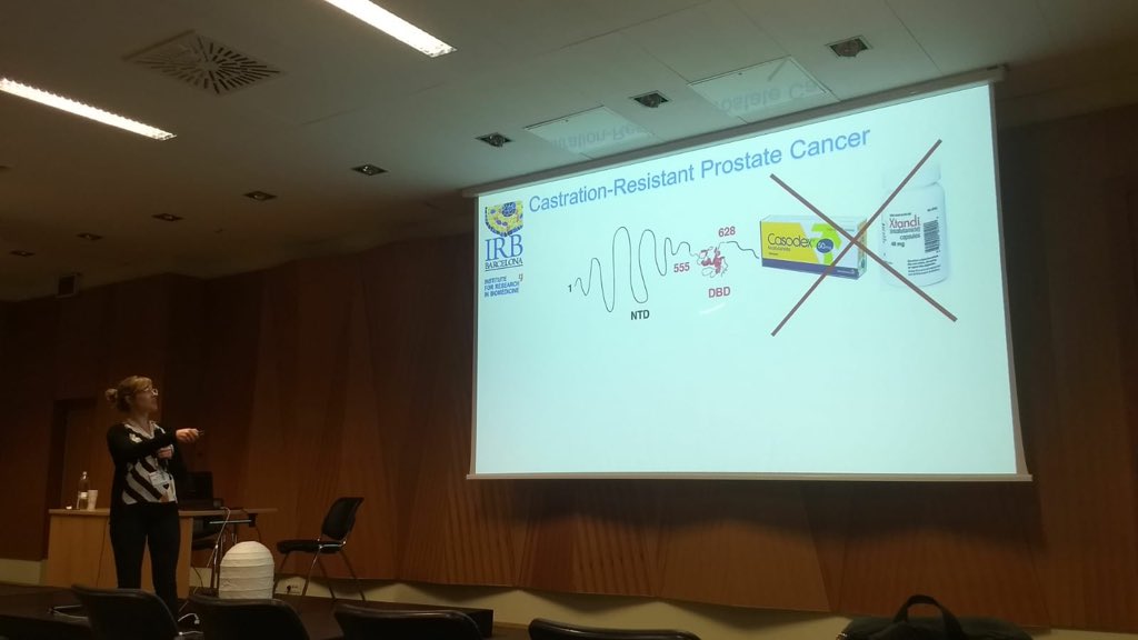 SocEspQuimTerap's tweet photo. How can we inhibit a #IntrinsicallyDisorderedProtein? #IDPs @martafrigovi is doing a great job 👏🏽👏🏽👏🏽!!!
@IRBBarcelona #EFMC_YMCS2018 https://t.co/FlEnY5W3vF