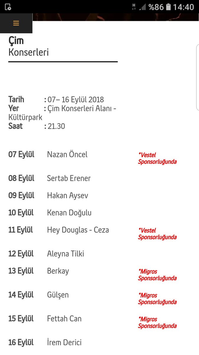 sedaa_ekincii's tweet photo. Yazın başından beri açıklansın diye bekliyorum Edis gelir sanmıştım çok üzgünüm şu an 😭 @edisgorgulu #izmir #fuar2018 #çimkonserleri https://t.co/Am5FvkMDZg