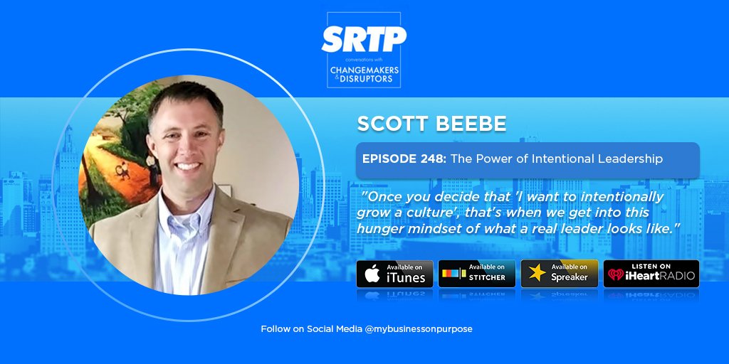 Develop a great #companyculture by discovering The Power of Intentional #Leadership. Learn straight from My #Business on Purpose CEO <a href="/scottbeebe/">scottbeebe</a> as he shares how having a company culture is vital to your #success.  

Listen now! bit.ly/2NjjKj2