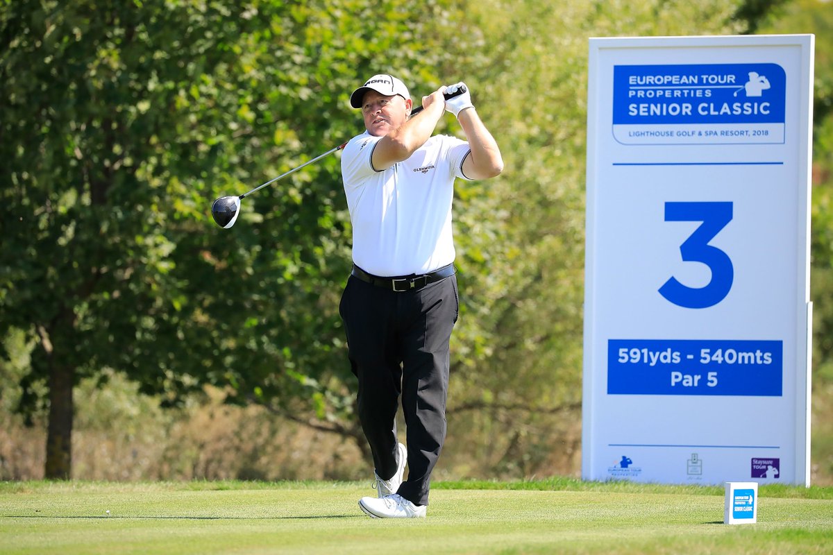 🦅 The first eagle of the week goes to <a href="/IWoosnam/">Ian Woosnam</a>, who cards a three on the par five 12th 

He's at level par 👉 st.golf/ETPClassic