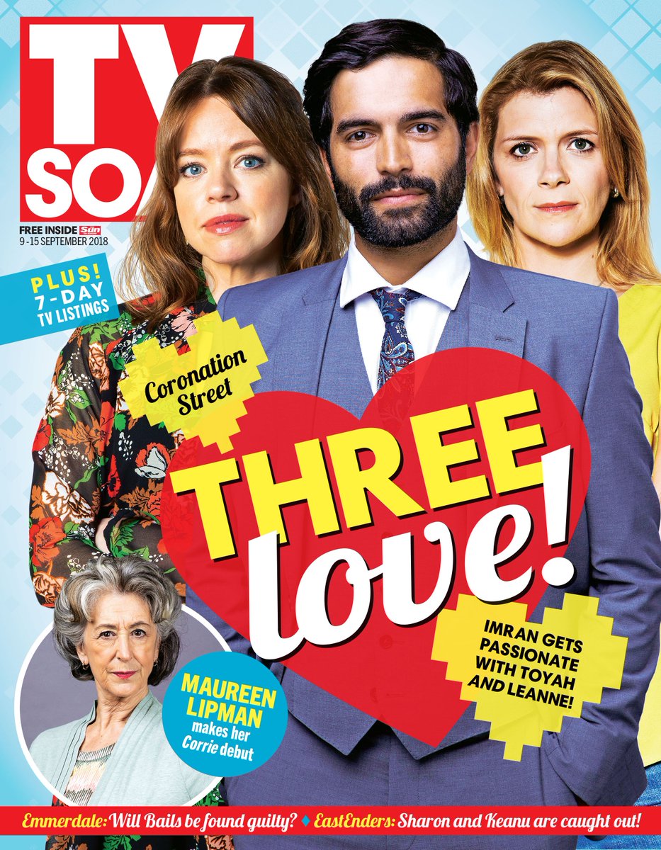 <a href="/TVSoapMag/">TV Soap</a> OUT TODAY! 🎉Don’t miss our star interview with <a href="/CharlieDemelo/">Charlie de Melo</a> (Imran).🤔He reveals how he gets himself into this mess. #Corrie
#Leanne #Toyah #Imran