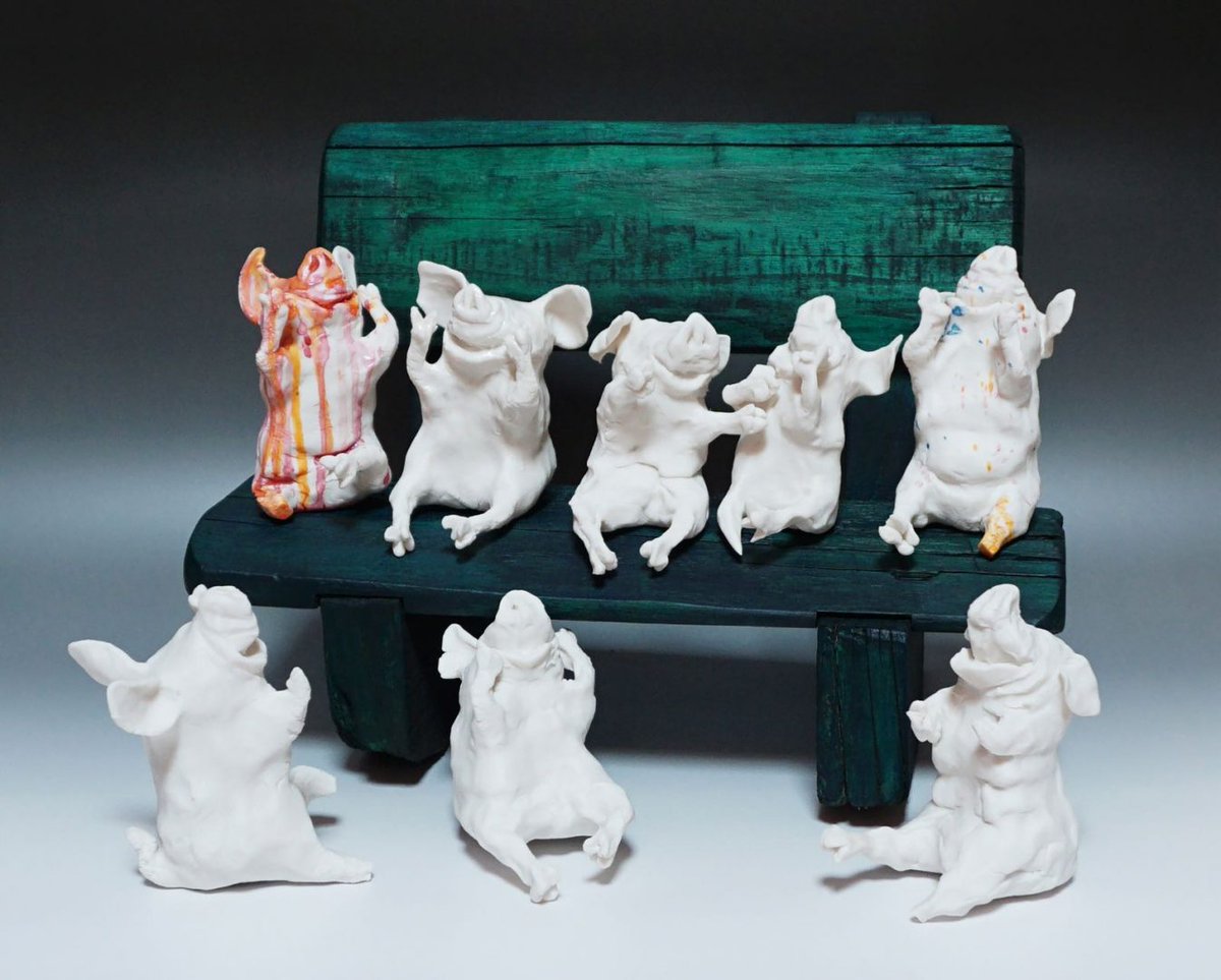 hkartgal's tweet photo. Exhibition INTERPR8 with 8 Asian contemporary artists presenting their individual ideologies is closing on 12 Sep at A2Z Gallery. #a2zgallery #artexhibition #artgallery #VivianHo #TakashiHara #LianeChu #DanHoo #BaoHo #GaoJie #ChristinaLopez #YiuChiLeung https://t.co/xN9aYNCMcB https://t.co/lKKhgC64Rd