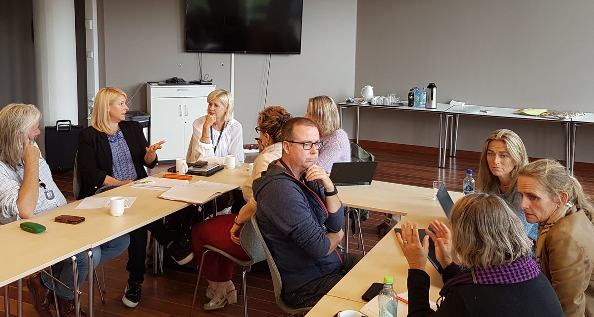 I dag ble den fjerde workshop for NRK's ledergruppe avholdt. Deltakerne i dag var HR-ansatte i #NRK. Vi diskuterte blant annet koblingen mellom #mangfold og #likestilling, og #verdiskaping. #seema #mangfoldsledelse #mangfoldskompetanse