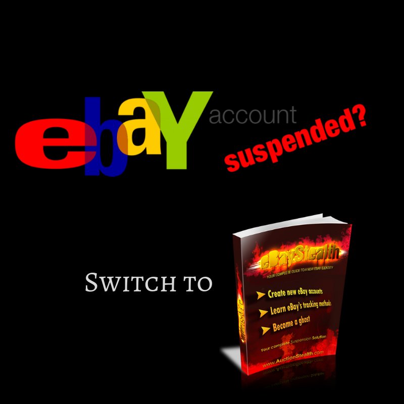 AspkinsWorld's tweet photo. EBay Suspension? Limited PayPal Account? No worries! EBay Stealth will help you to get back on eBay in just minutes. #eBay #PayPal #ecommerce #EBayStealth https://t.co/L393e84IEZ