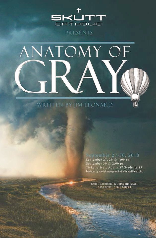 skutttheatre's tweet photo. The Fall play is only a few weeks away! We are so excited to tell this beautiful story. #AnatomyOfGray https://t.co/qb8BYvEpyz