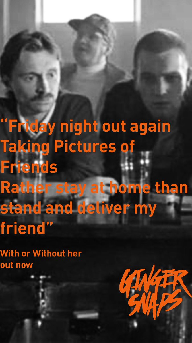 GingerSnapsPop's tweet image. ‘With or without her’ OUT NOW 🔥 @SpotifyUK &amp;amp; @AppleMusic  
Link👉 hyperurl.co/hvw7zn 
#lyrics #90s #90sfilms #trainspotting