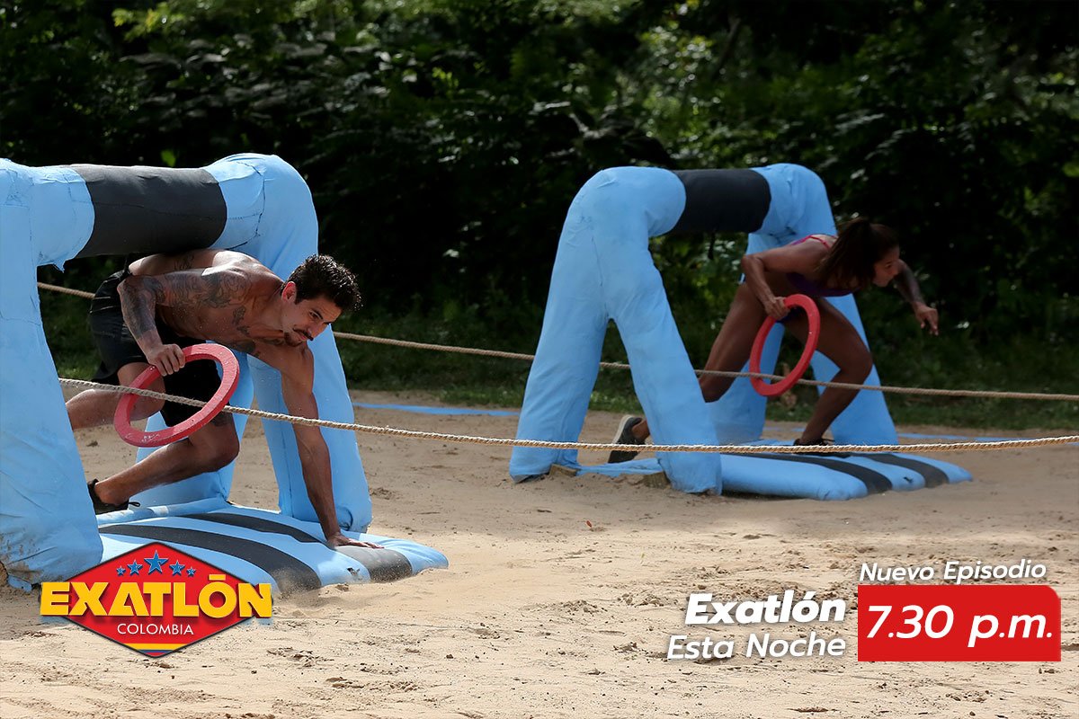 ExatlonCO's tweet photo. Jose e Isabel han llegado juntos a la gran final del Exatlón. ¿Quién de los dos se coronará como el mejor atleta del Exatlón? Esta noche a las 7:30 p.m. por el Canal RCN… #ExatlónColombia #SoyExatlón https://t.co/Lceh38RPNl