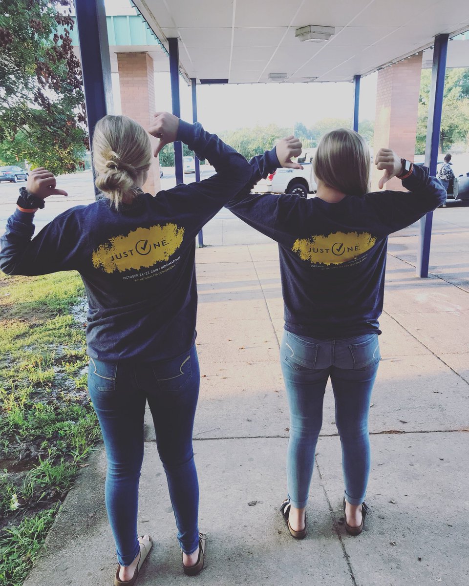 FFA Friday! Make sure to go to Tractor Supply and get your 2018 National Convention shirt! You won’t regret it! #ffastrong #foreverblue #blueandgoldstandards <a href="/NationalFFA/">National FFA</a>