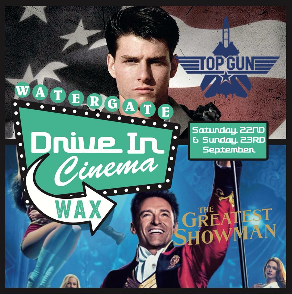 🍿WAX DRIVE IN CINEMA 🍿BOOK NOW🎟

🕶TOP GUN: Saturday 22nd of September!
🎪THE GREATEST SHOWMAN 23rd September!

➡️BOOK HERE ➡️ buytickets.at/waxwatergatebay

⬇️INFORMATION⬇️ 

WAX is bringing the first ever drive-in Cinema to Watergate Bay.
