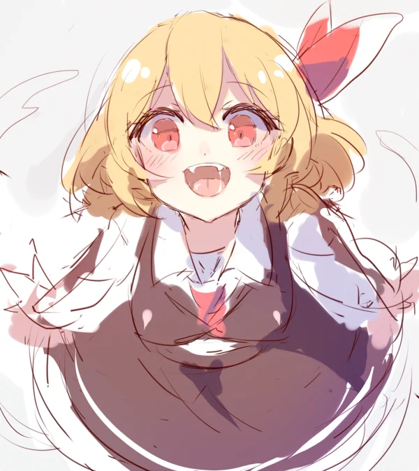 #毎月七日はルーミアの日
ルーミアラフ 