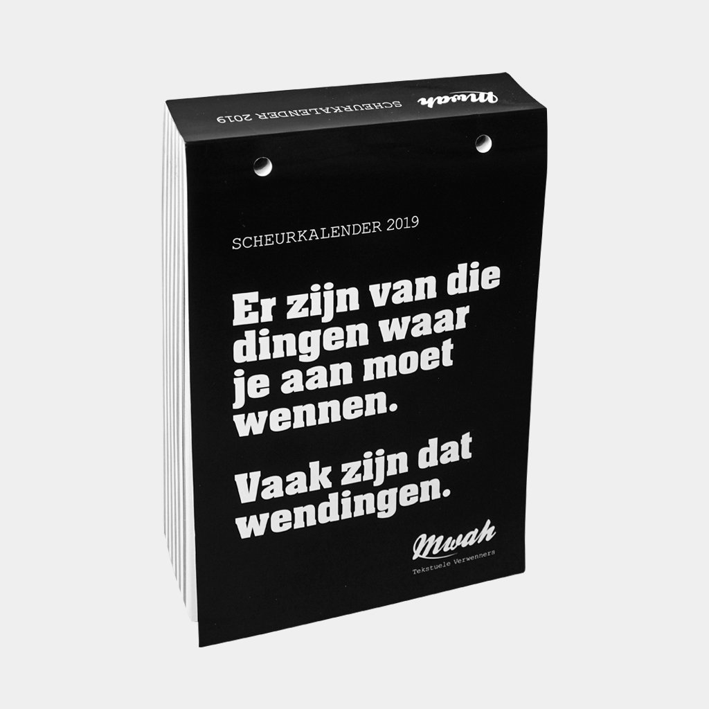 RT en WIN! Maak kans op de enige echt Mwah scheurkalender 2019! Alleen maar even retweeten. Liever bestellen? Dat kan ook hoor: mwah.nl/product/scheur…

#win #actie #scheurkalender #2019 #quotes #spreuken #mwahnl