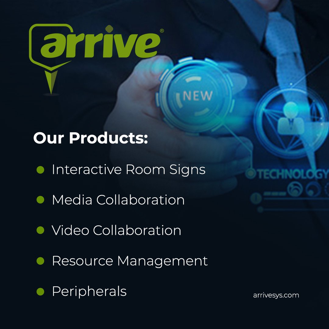 arrivesystems's tweet image. ArriveSys provides the region with innovative products to enhance your working spaces!
#arrive #roombookingsystem #infopoint #onepoint #automation #control #roomsignage #roomscheduling
