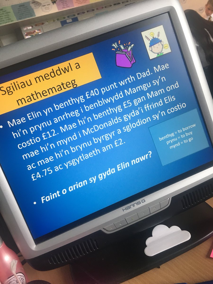 CymraegMissL's tweet photo. 8M upping the challenge of revising arian heddiw by completing some old GCSE questions yn Gymraeg #heriol #rhifedd #dysgucymraeg https://t.co/glybOCaooN