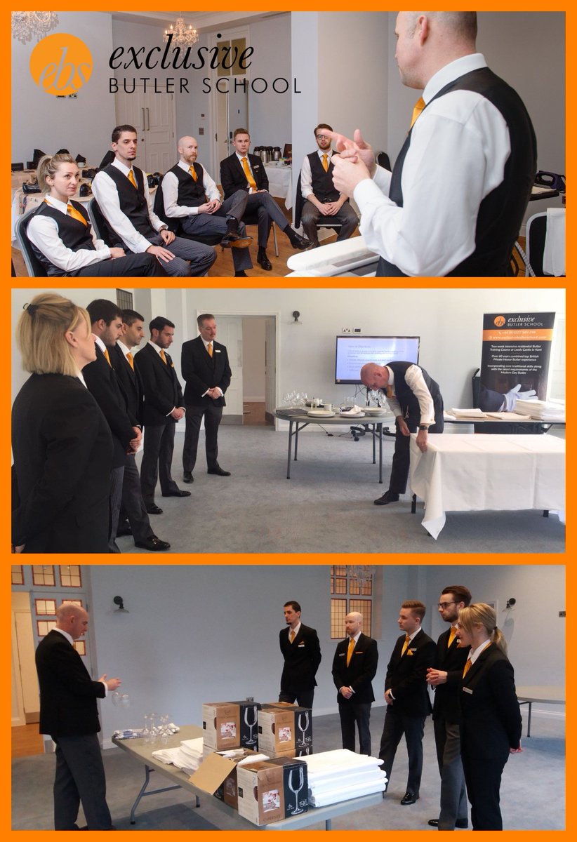 EBSButlerSchool's tweet photo. Food & Beverage Service is arguably the most important part of a Butler's role... You may as well learn from the best!
The EBS 2-Week Course begins on the 5th Nov.
https://t.co/r4TeBFZEMN
#ButlerCourse #ButlerTraining #ButlerSchool #BritishButler #HospitalityTraining #Butler https://t.co/medEWgQx34