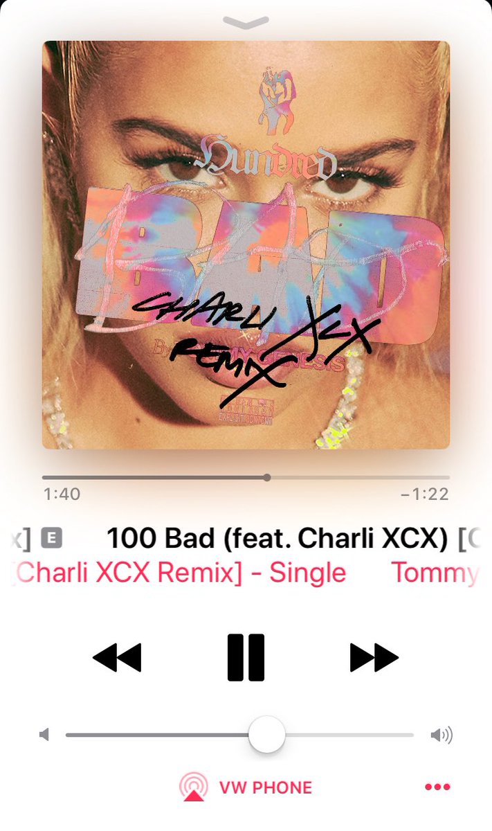 CaamMaac's tweet image. @charli_xcx really snapped on this one , huh? #100bad