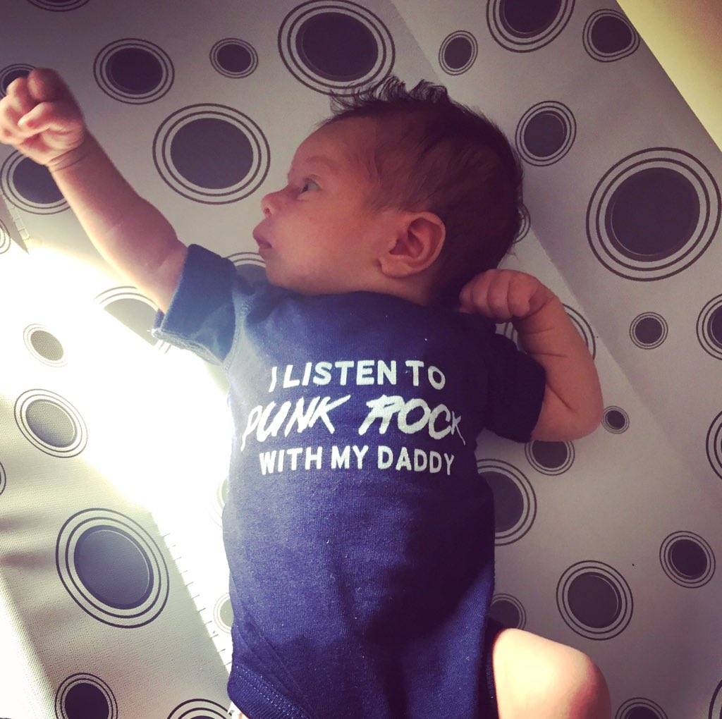 fatrandall's tweet photo. Today's class: Punk Rock 101 for the youngest Randall.
.
.
#punk #punkrock #skatepunk #melodicpunk #poppunk #punkband #punkrockbaby #startthemyoung #punkparenting #punkrock101 #dubaiband #dubaimusic https://t.co/cLq8QF7bl6