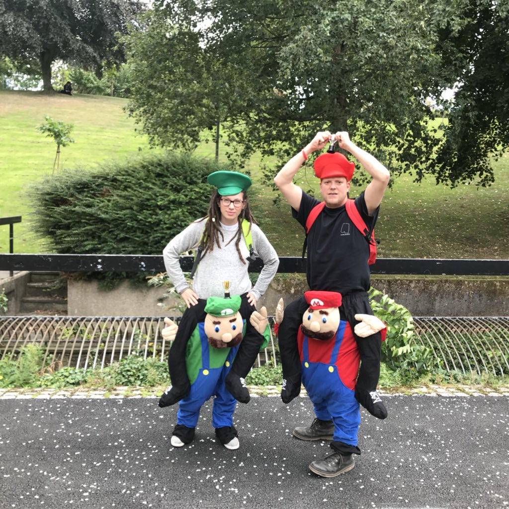 CameraShyCIC's tweet photo. We’re at @bdbubbleup this weekend with @braduniarts doing a live action side scroller game in @CityParkBD Come down and play! All ages welcome #BDBubbleUP https://t.co/VGwAMfgVPa