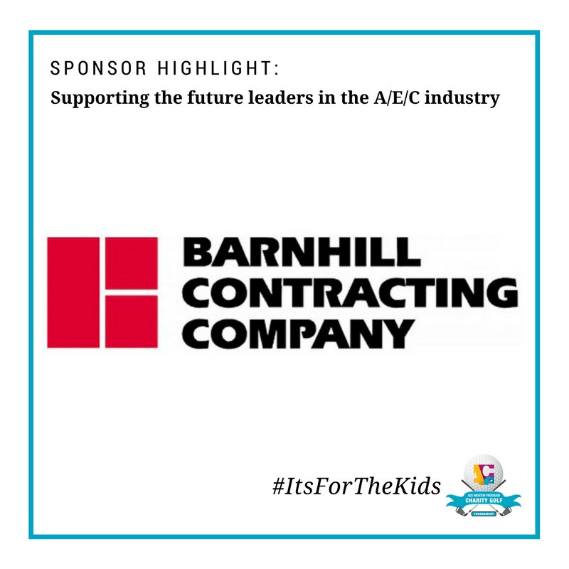 ACERDUGolf's tweet photo. Thank you to one of our Eagle Sponsors, @BarnhillCC  Your generosity is supporting the future leaders in the A/E/C industry and helping us provide scholarships to the students who graduate from the program. https://t.co/04he2CTpab