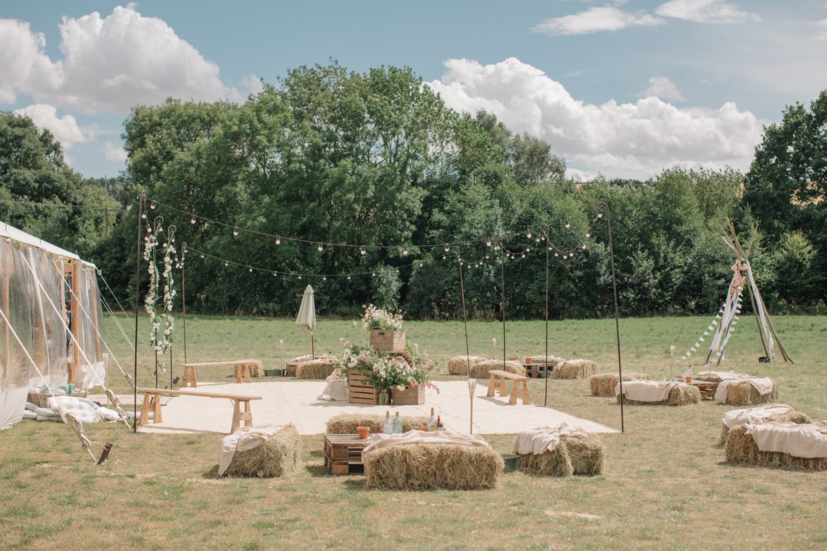 Our Giant Shepherd Crooks have been designed and made exclusively for the outdoor rental market. They can be used to hang festoon or fairy lights, hurricane lanterns, paper lanterns and much more. Their height gives them added impact. Image by Mandj photos