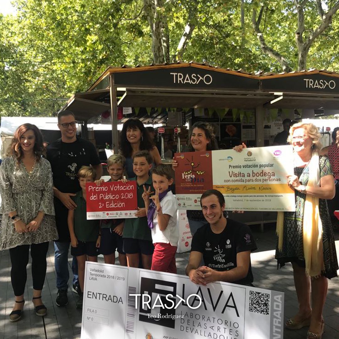 ¡Estamos de enhorabuena! 🎉Nos acaban de otorgar el premio a la caseta con la mejor propuesta gastronómica de las fiestas de Valladolid 2018. Mil gracias a todos los que habéis votado por nosotros, nos sentimos enormemente felices 😘😘😘🥰🥰
#CasetaTrasto #FiestasValladolid