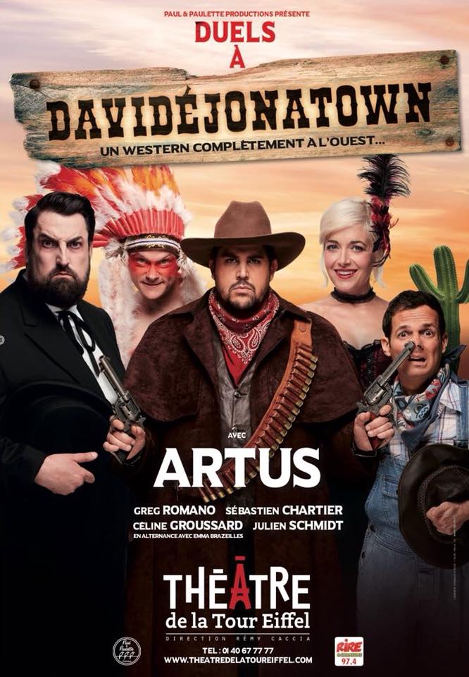 rirechansons's tweet image. A partir du 25 septembre avec @rirechansons #duelsadavidejonatown casting👍 @VictorArtus @JulienSchmidt33 @CelineGroussard @chartierseb @RomanoGreg cliquez pour réserver👉theatredelatoureiffel.com