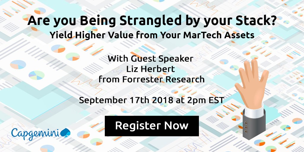 LiquidHub (@liquidhub) on Twitter photo Join Capgemini’s Ray Bordogna and our guest speaker from @forresterResearch, <a href="/lizherbert/">Liz Herbert</a> in our latest webinar to help your Marketers think like a customer, salesperson, and CIO, to get into the minds of your customers. Learn more here: ow.ly/XIKP30lG39k #MarTech Join Capgemini’s Ray Bordogna and our guest speaker from @forresterResearch, <a href="/lizherbert/">Liz Herbert</a> in our latest webinar to help your Marketers think like a customer, salesperson, and CIO, to get into the minds of your customers. Learn more here: ow.ly/XIKP30lG39k #MarTech