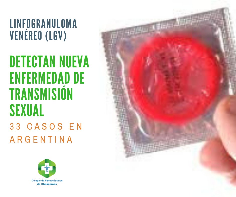 colfarchascomus's tweet photo. ⚠️ Linfogranuloma venéreo (LGV) en Argentina, una enfermedad de transmisión sexual nunca antes registrada en nuestro país que podría evitarse con el uso del preservativo.
🔝 Informate y cuidate
https://t.co/GU6IhBKuiE
#ETS #LGV #Linfogranuloma #Preservativo #Profilactico https://t.co/l96dhwOvlD