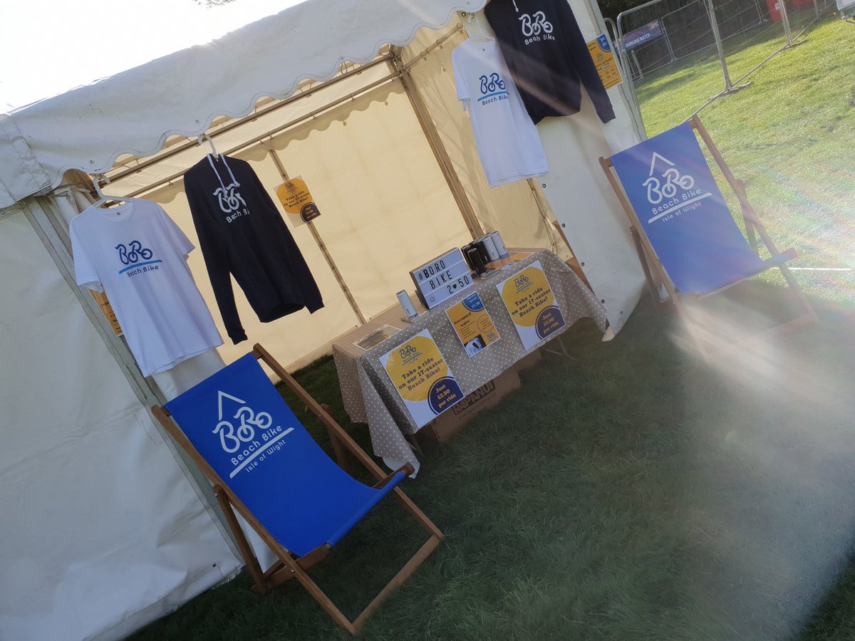 We are at #eklectica at @RobinHillIW, getting ready for trips around the site! We are locates by the campsite. Come and say hello!