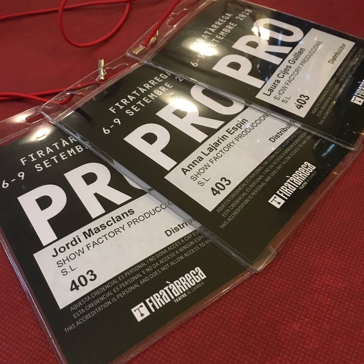 Showfactory's tweet image. Un cop més tornem a la Fira de Tàrrega, a la recerca de nous talents 👍🏼#FiraTàrrega